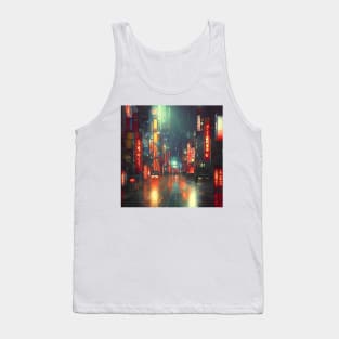 Neo Tokyo - Japan Vibes - Night Lights Tank Top